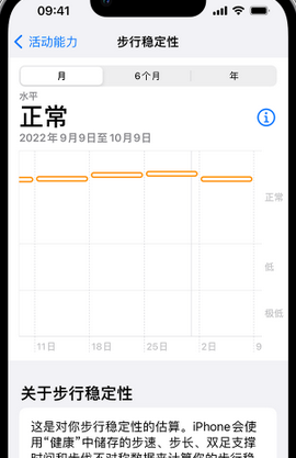 安居iPhone手机维修如何在iPhone开启'步行稳定性通知'