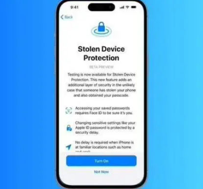 安居苹果授权维修店分享被盗设备保护功能开启方法 