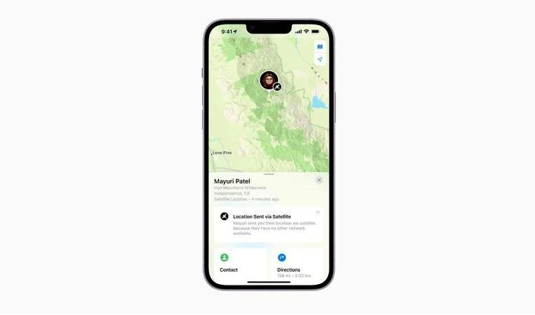 安居苹果14维修分享iPhone14系列中 FindMy功能通过卫星分享位置方法教程 