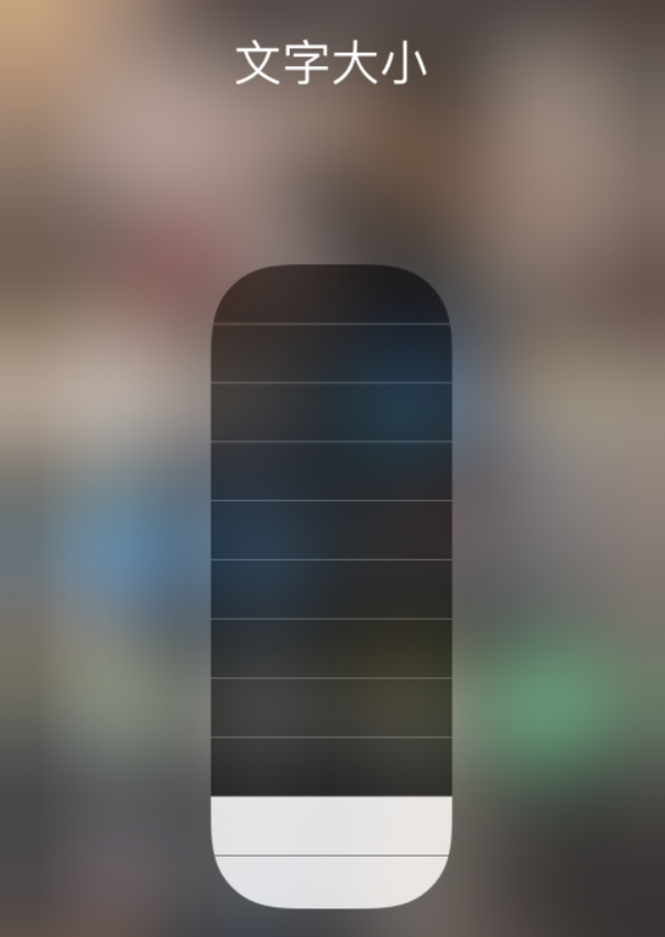 安居苹果手机维修分享小技巧：在 iPhone 控制中心快速调节字体大小 
